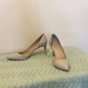 Calvin Klein grey/blue heels 8.5